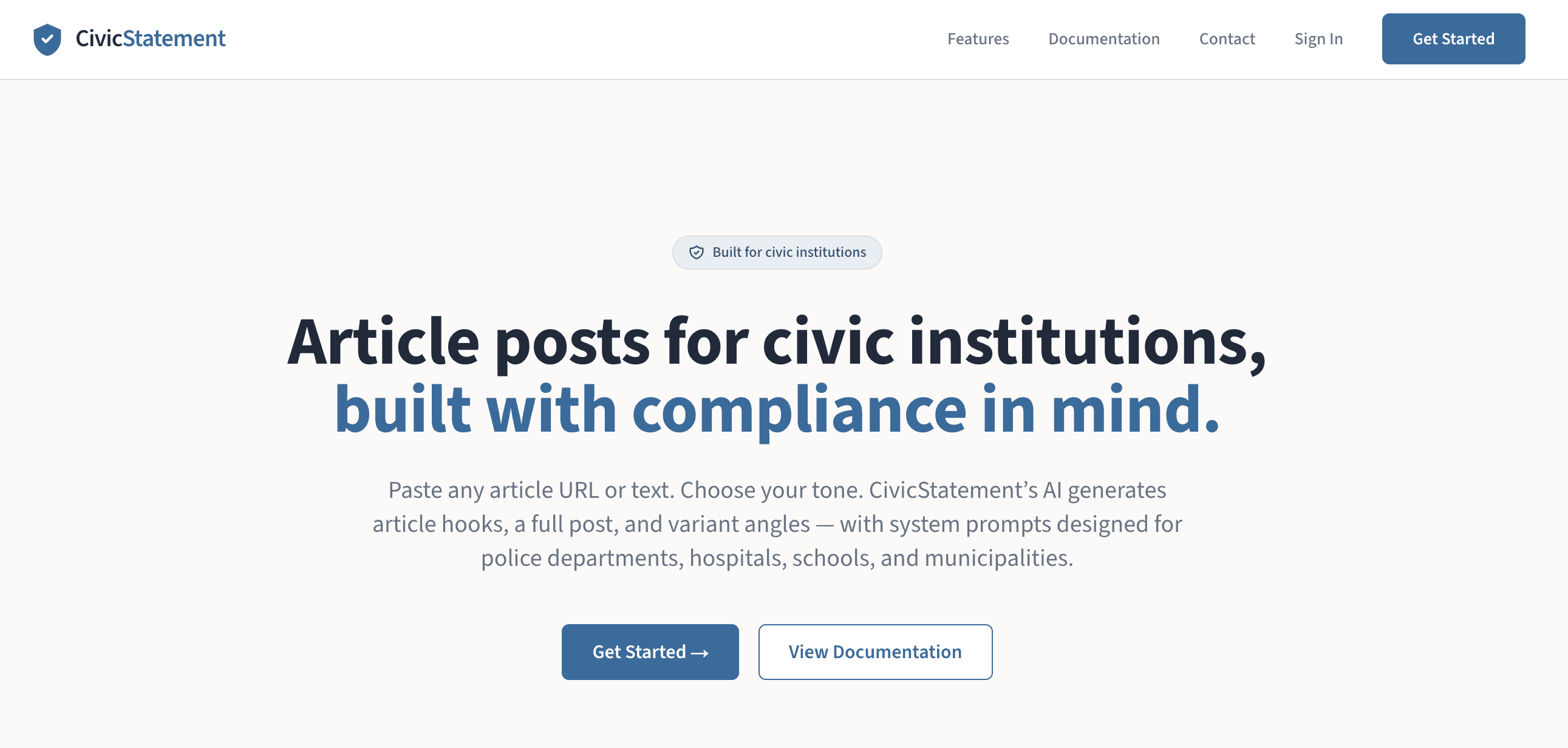 CivicStatement